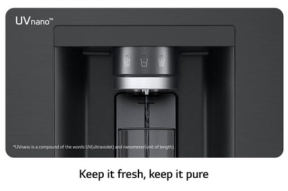 508L French Door Fridge with InstaView (GC-G22FFQAB)