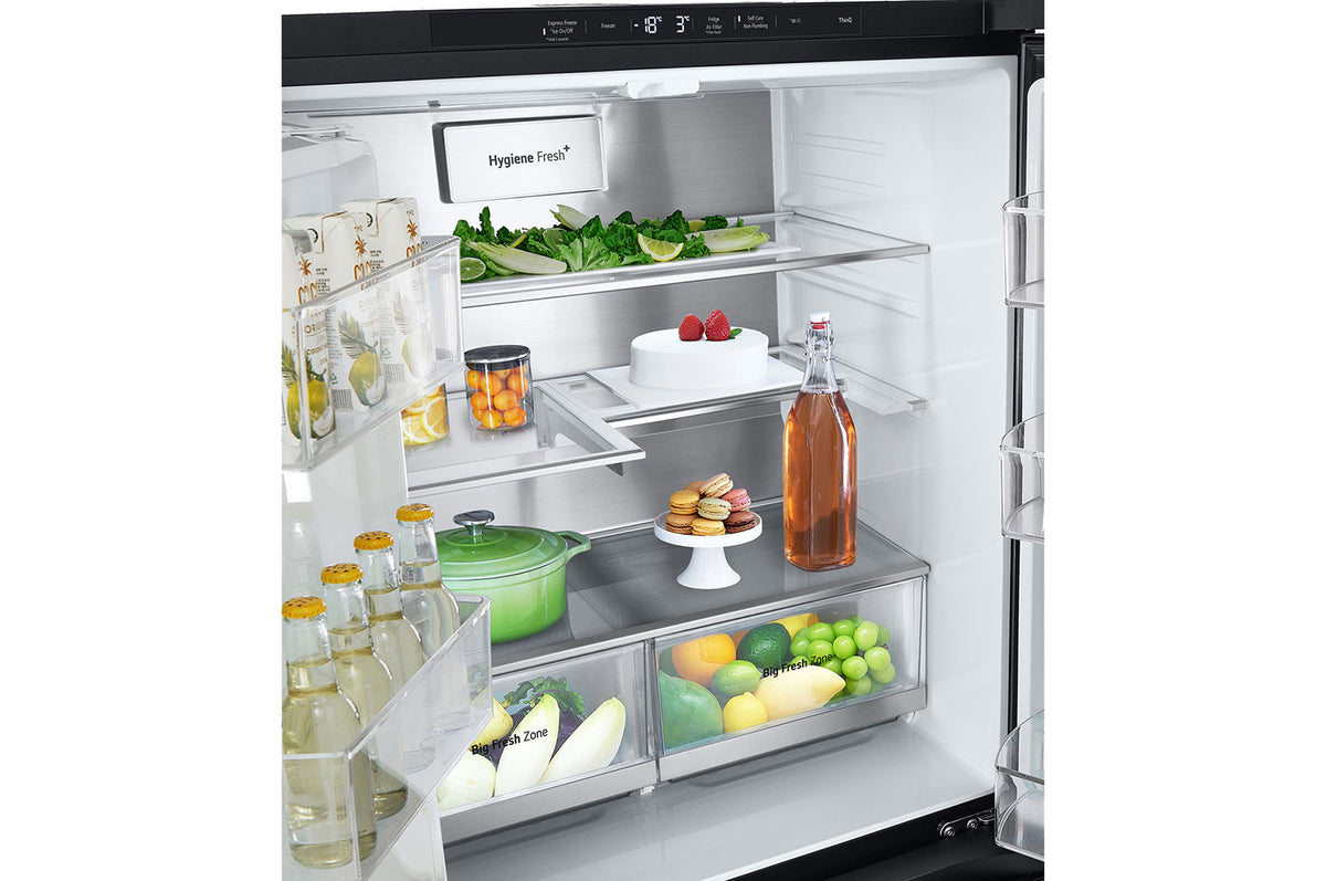 508L French Door Fridge with InstaView (GC-G22FFQAB)